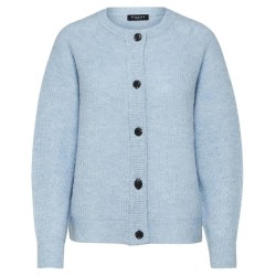 жилетка,дамски,пуловери,дамски,плетени,дрехи,selected,lulu,cardigan,blue,(cashmere,blue,detail,melange)
