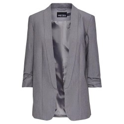 сако,дамски,сака,pieces,boss,3,4,blazer,light,grey,melange,(grey)