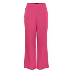 панталони,дамски,панталони,pieces,bossy,wide,leg,fit,high,waist,pants,pink,(hot,pink)