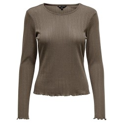 тениска,дамски,тениски,only,lotta,long,sleeve,t,shirt,falcon,(brown)