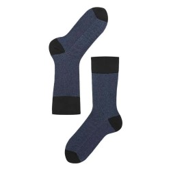 чорапи,мъжки,чорапи,lenz,longlife,half,long,socks,2,pairs,multicolor,(black,blue,fishbone)