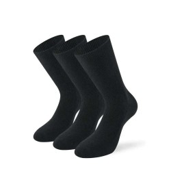 Чорапи Lenz No Pressure Half long socks 3 pairs - Black (Black) чорапи,мъжки,чорапи,дамски,чорапи,lenz,no,pressure,half,long,socks,3,pairs,black,(black)
