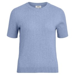 тениска,дамски,тениски,object,noelle,short,sleeve,t,shirt,brunnera,blue,detail,melange,(blue)