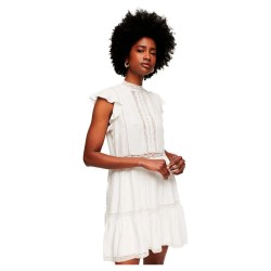 рокля,дамски,поли,и,рокли,superdry,studios,lace,sleeveless,short,dress,beige