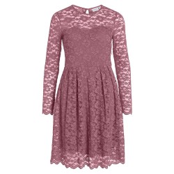 рокля,дамски,поли,и,рокли,vila,kalila,long,sleeve,midi,dress,pink
