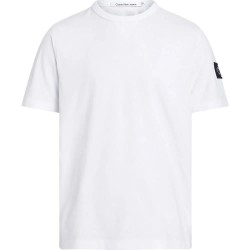 тениска,мъжки,тениски,calvin,klein,jeans,badge,regular,short,sleeve,t,shirt,white,(bright,white)