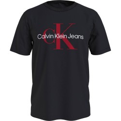 тениска,мъжки,тениски,calvin,klein,jeans,core,monologo,slim,short,sleeve,t,shirt,red