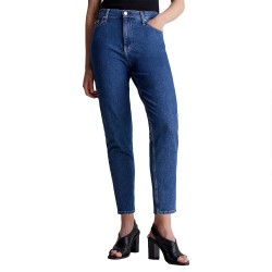 дънки,дамски,панталони,calvin,klein,jeans,mom,fit,jeans,blue