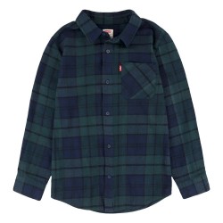 Риза с дълъг ръкав Levi´s ® Flannel One Pocket long sleeve shirt - Green (Green) риза,с,дълъг,ръкав,дамски,ризи,мъжки,ризи,levi´s,®,flannel,one,pocket,long,sleeve,shirt,green,(green)