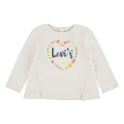 тениска,детски,тениски,levi´s,®,friendly,notched,long,sleeve,t,shirt,beige,(antique,white)