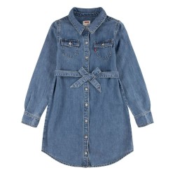 риза,с,дълъг,ръкав,детски,поли,и,рокли,levi´s,®,western,shirt,long,sleeve,short,dress,blue,(milestone)