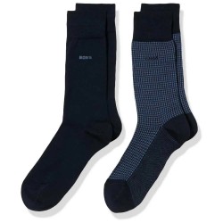 чорапи,мъжки,чорапи,boss,houndstooth,mc,10257408,socks,2,pairs,blue,(dark,blue)