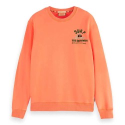 блуза,мъжки,пуловери,scotch,&,soda,174496,sweatshirt,orange,(siren)