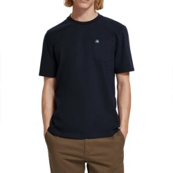 тениска,мъжки,тениски,scotch,&,soda,174569,short,sleeve,t,shirt,black,(night)