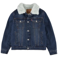 яке,детски,якета,и,палта,levi´s,®,sherpa,trucker,jacket,blue,(garland)