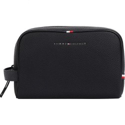 несесер,тоалетни,принадлежности,tommy,hilfiger,essential,pu,wash,wash,bag,black