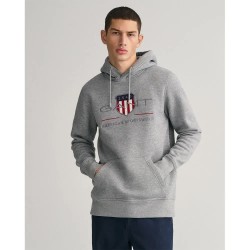 суичър,мъжки,пуловери,gant,archive,shield,regular,fit,hoodie,grey,(grey,melange)