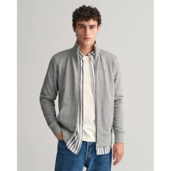 блуза,мъжки,пуловери,gant,reg,shield,half,zip,sweater,grey,melange,(grey)