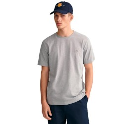 тениска,мъжки,тениски,gant,2003184,regular,fit,short,sleeve,t,shirt,grey,melange,(grey)