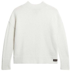 блуза,дамски,пуловери,дамски,плетени,дрехи,superdry,essential,turtle,neck,sweater,white