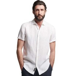 тениска,мъжки,тениски,superdry,studios,casual,linen,short,sleeve,t,shirt,white
