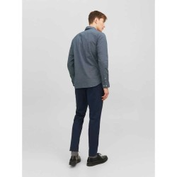 риза,с,дълъг,ръкав,мъжки,ризи,jack,&,jones,blablackpool,stretch,long,sleeve,shirt,blue