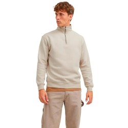 блуза,мъжки,пуловери,jack,&,jones,bradley,half,zip,sweater,moonbeam,(beige)