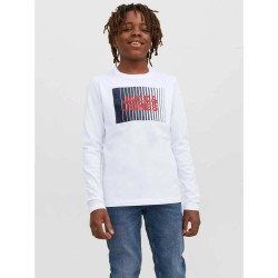 тениска,детски,тениски,jack,&,jones,corp,logo,play,long,sleeve,t,shirt,white