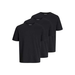 тениска,мъжки,тениски,jack,&,jones,under,short,sleeve,t,shirt,3,units,black