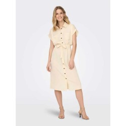 рокля,дамски,поли,и,рокли,only,hannover,short,sleeve,long,dress,beige,(birch)