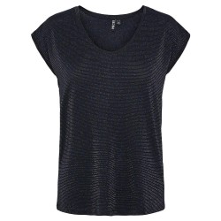 тениска,дамски,тениски,pieces,billo,short,sleeve,v,neck,t,shirt,blue,(sky,captain,detail,multi,lurex)