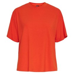 тениска,дамски,тениски,pieces,kylie,oversized,short,sleeve,t,shirt,tangerine,tango,(orange)