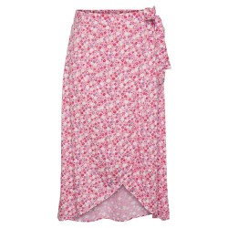 пола,дамски,поли,и,рокли,pieces,tala,wrap,midi,skirt,pink,(hot,pink,aop,multi,flower)