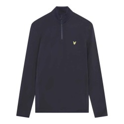 блуза,мъжки,пуловери,lyle,&,scott,tonal,eagle,half,zip,sweater,dark,navy,(blue)