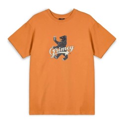 тениска,мъжки,тениски,grimey,madrid,the,connoisseur,regular,short,sleeve,t,shirt,orange,(orange)