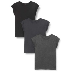 тениска,дамски,тениски,build,your,brand,by021a,short,sleeve,t,shirt,3,units,black,navy,charcoal,(multicolor)