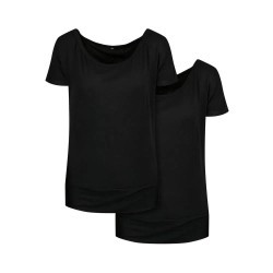 тениска,дамски,тениски,build,your,brand,by040bda,short,sleeve,t,shirt,2,units,black,(black)
