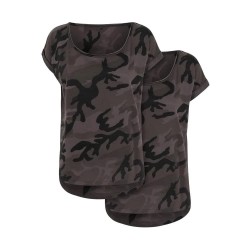 тениска,дамски,тениски,build,your,brand,by064a,short,sleeve,t,shirt,2,units,dark,camo,(grey)