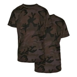 тениска,мъжки,тениски,build,your,brand,by079a,short,sleeve,t,shirt,2,units,dark,camo,(brown)