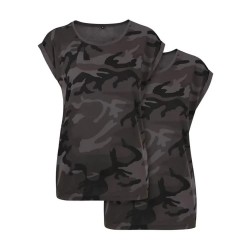 тениска,дамски,тениски,build,your,brand,by112a,short,sleeve,t,shirt,2,units,dark,camo,(green)