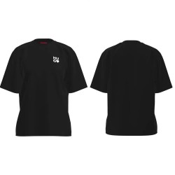 Тениска HUGO Dashire 4 short sleeve T-shirt - Black (Black) тениска,мъжки,тениски,дамски,тениски,hugo,dashire,4,short,sleeve,t,shirt,black,(black)
