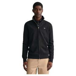 блуза,мъжки,пуловери,gant,reg,shield,half,zip,sweater,black,(black)
