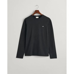 тениска,мъжки,тениски,gant,reg,shield,long,sleeve,t,shirt,black