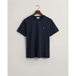 тениска,мъжки,тениски,gant,2003184,regular,fit,short,sleeve,t,shirt,evening,blue,(blue)