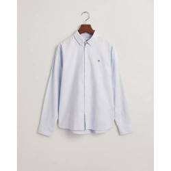 риза,с,дълъг,ръкав,детски,ризи,gant,shield,oxford,bd,long,sleeve,shirt,blue,(capri,blue)