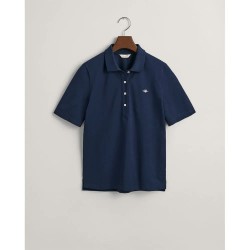дамски,блузи,с,яка,gant,slim,shield,short,sleeve,polo,evening,blue,(blue)