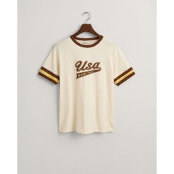 тениска,мъжки,тениски,gant,usa,fancy,short,sleeve,t,shirt,beige