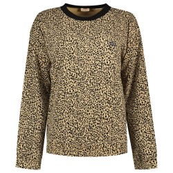 блуза,дамски,блузи,levi´s,®,everyday,sweatshirt,mosaic,animal,almond,buff,(brown)