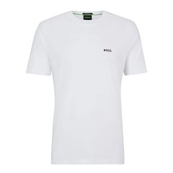 тениска,мъжки,тениски,дамски,тениски,boss,50506373,green,short,sleeve,t,shirt,white,(white)