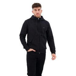 блуза,мъжки,пуловери,boss,saggy,10256713,full,zip,sweatshirt,black